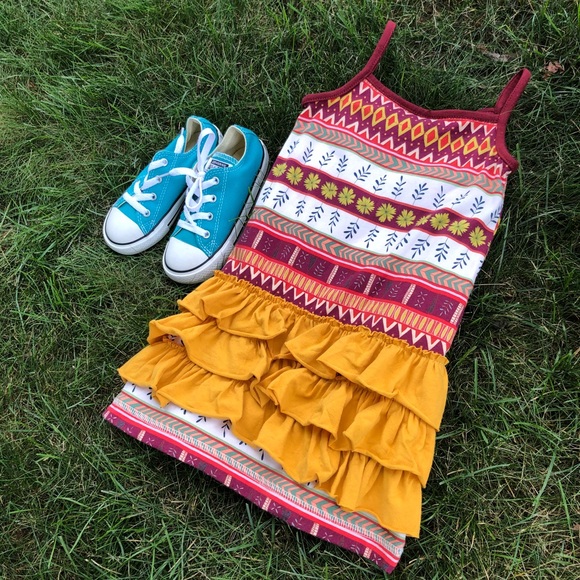 Adorable Fall Color Kpea Ruffle Back,  Size 4T - Picture 5 of 8